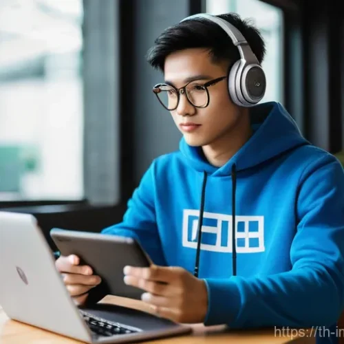 Home 28 세대별 투자 심리와 행동 분석 - **Gen Z Investor - Digital Frontier:**
"A vibrant and digitally-savvy young Thai person, appeari...